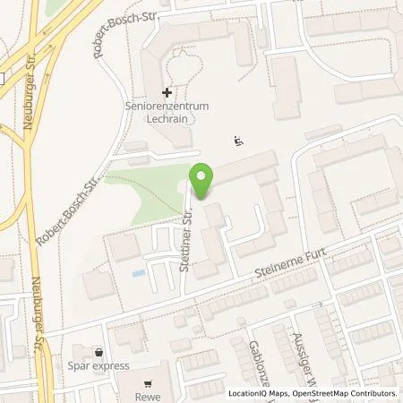 Standortübersicht der Tankstelle Comfortcharge GmbH in 86167 Augsburg