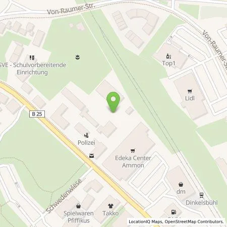 Standortübersicht der Tankstelle Comfortcharge GmbH in 91550 Dinkelsbühl