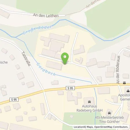 Standortübersicht der Tankstelle Comfortcharge GmbH in 01454 Radeberg