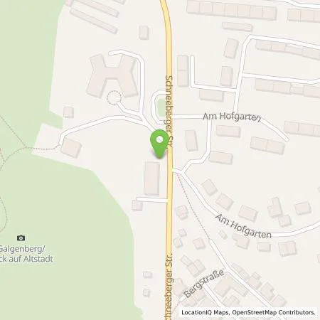 Standortübersicht der Tankstelle Comfortcharge GmbH in 08340 Schwarzenberg