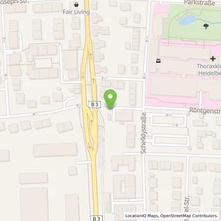 Standortübersicht der Tankstelle Comfortcharge GmbH in 69126 Heidelberg