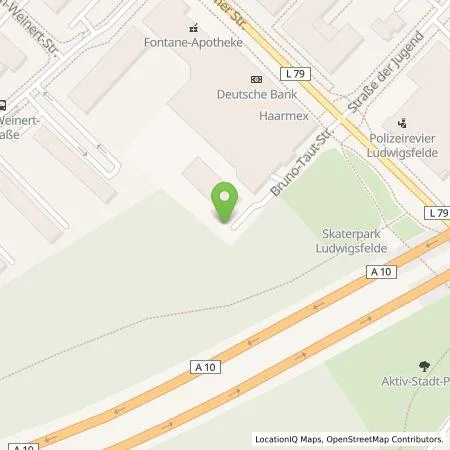 Standortübersicht der Tankstelle Comfortcharge GmbH in 14974 Ludwigsfelde