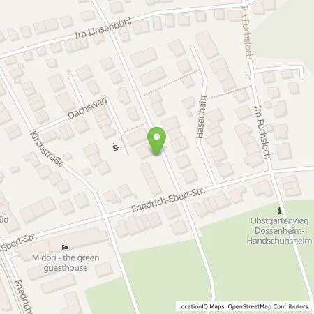 Standortübersicht der Tankstelle Comfortcharge GmbH in 69221 Dossenheim