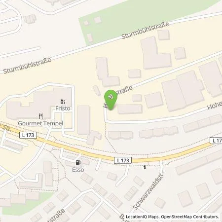 Standortübersicht der Tankstelle Comfortcharge GmbH in 78054 Villingen-Schwenningen