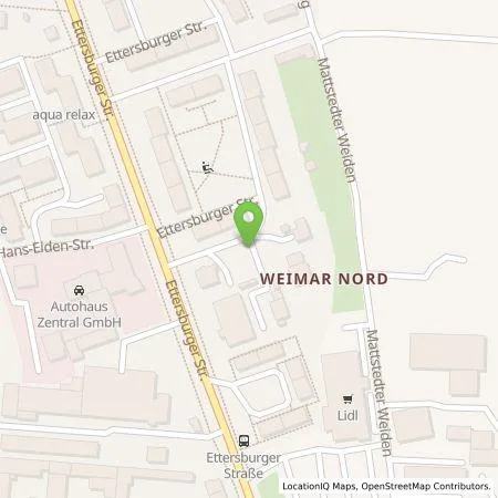 Standortübersicht der Tankstelle Comfortcharge GmbH in 99427 Weimar