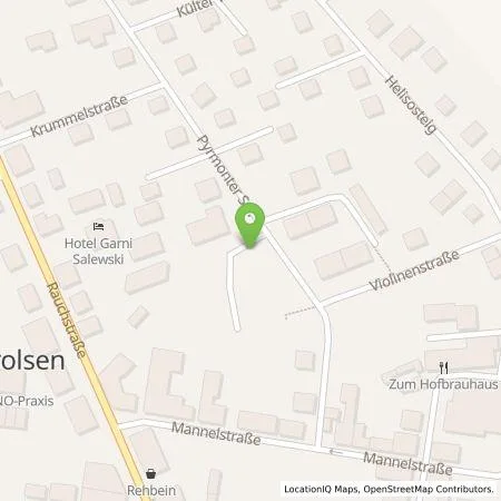 Standortübersicht der Tankstelle Comfortcharge GmbH in 34454 Bad Arolsen