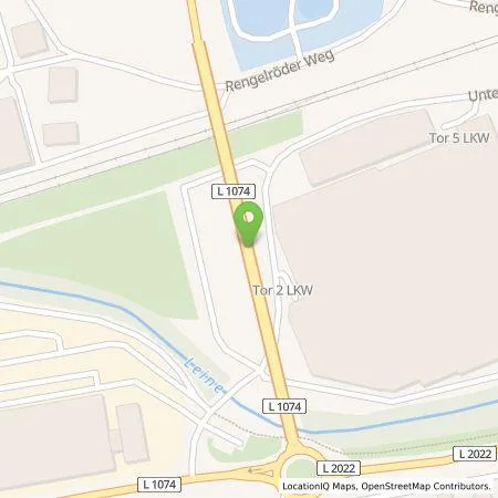 Standortübersicht der Tankstelle Comfortcharge GmbH in 37308 Heiligenstadt