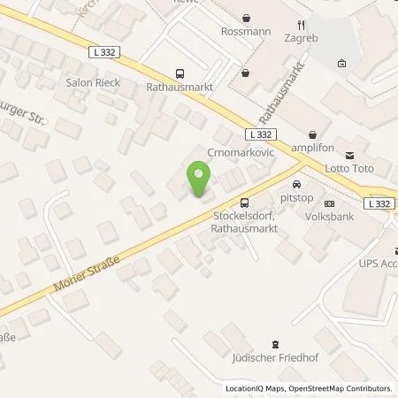 Standortübersicht der Tankstelle Comfortcharge GmbH in 23617 Stockelsdorf