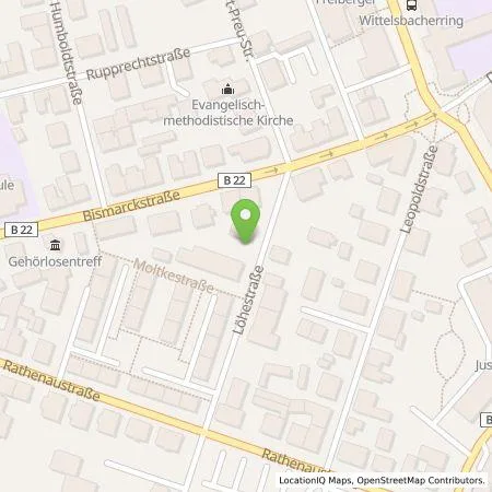 Standortübersicht der Tankstelle Comfortcharge GmbH in 95444 Bayreuth