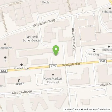 Standortübersicht der Tankstelle Comfortcharge GmbH in 24837 Schleswig