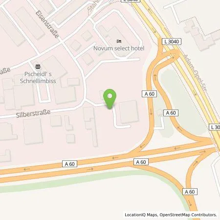 Standortübersicht der Tankstelle Comfortcharge GmbH in 65428 Rüsselsheim