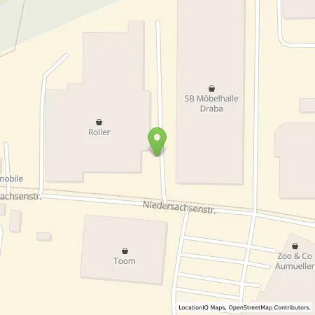 Standortübersicht der Tankstelle GreenCharge GmbH in 49124 Georgsmarienhütte