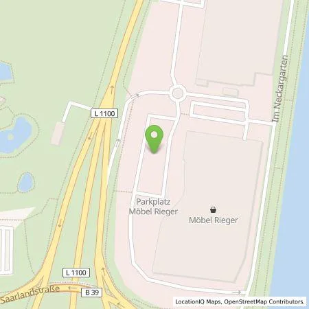 Standortübersicht der Tankstelle GreenCharge GmbH in 74078 Heilbronn