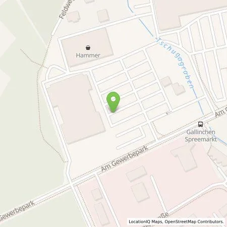 Standortübersicht der Tankstelle GreenCharge GmbH in 03051 Cottbus