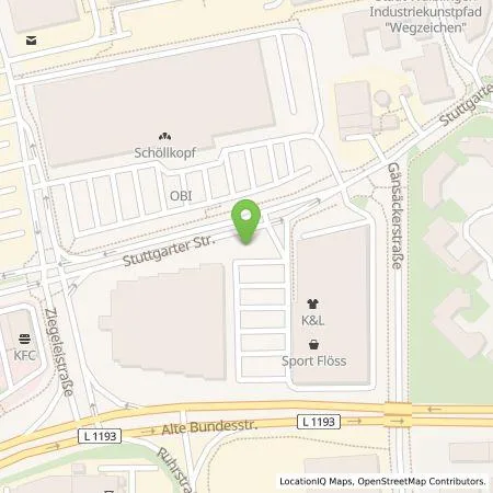 Standortübersicht der Tankstelle GreenCharge GmbH in 71332 Waiblingen