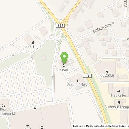 Standortübersicht der Tankstelle GreenCharge GmbH in 76646 Bruchsal