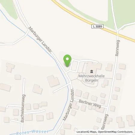 Standortübersicht der Tankstelle GreenCharge GmbH in 35091 Cölbe