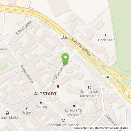 Standortübersicht der Tankstelle infra fürth service gmbh in 90762 Fürth