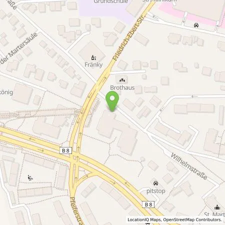 Standortübersicht der Tankstelle infra fürth service gmbh in 90766 Fürth