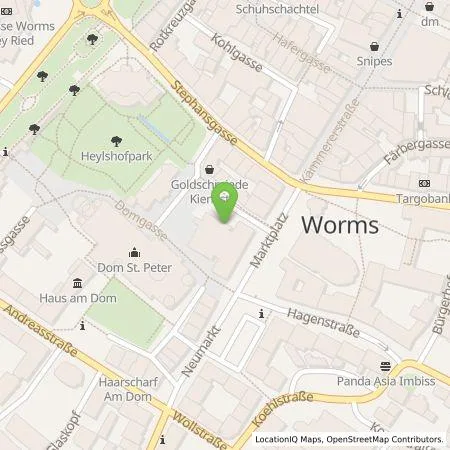 Standortübersicht der Tankstelle EWR AG in 67547 Worms