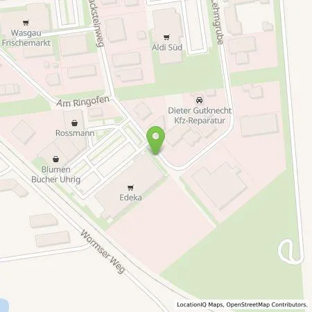 Standortübersicht der Tankstelle EWR AG in 67574 Osthofen