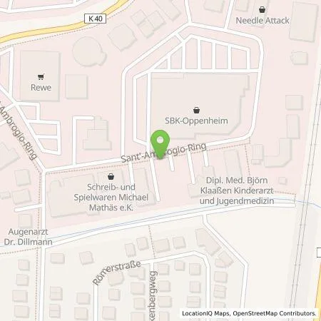 Standortübersicht der Tankstelle EWR AG in 55276 Oppenheim