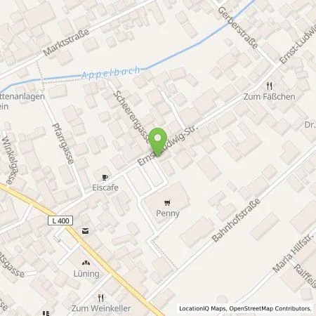 Standortübersicht der Tankstelle EWR AG in 55597 Wöllstein