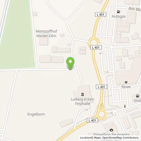Standortübersicht der Tankstelle EWR AG in 55268 Nieder-Olm