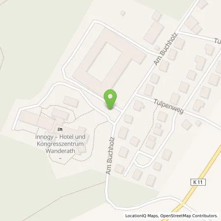 Standortübersicht der Tankstelle Westenergie Metering GmbH in 56729 Baar