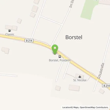 Standortübersicht der Tankstelle Westenergie Metering GmbH in 27246 Borstel