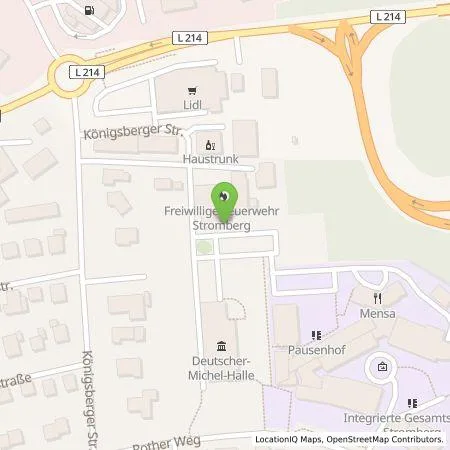 Standortübersicht der Tankstelle Westenergie Metering GmbH in 55442 Stromberg