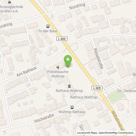 Standortübersicht der Tankstelle Westenergie Metering GmbH in 45731 Waltrop