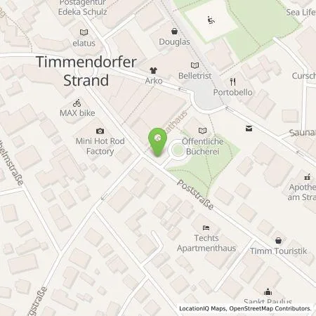 Standortübersicht der Tankstelle Westenergie Metering GmbH in 23669 Timmendorfer Strand