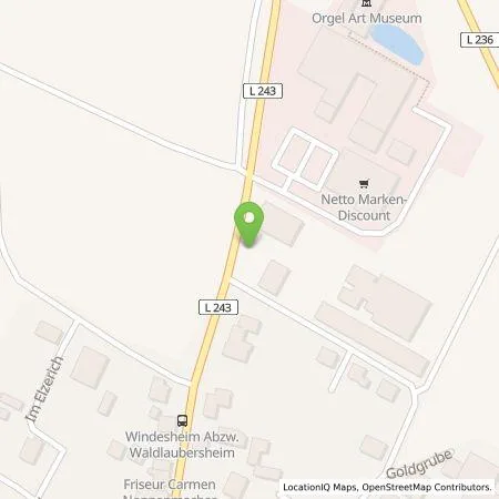 Standortübersicht der Tankstelle Westenergie Metering GmbH in 55452 Windesheim