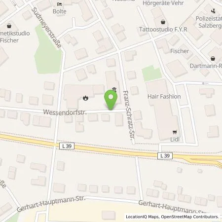 Standortübersicht der Tankstelle Westenergie Metering GmbH in 48499 Salzbergen