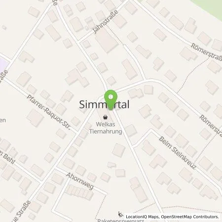 Standortübersicht der Tankstelle Westenergie Metering GmbH in 55618 Simmertal