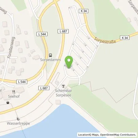 Standortübersicht der Tankstelle Westenergie Metering GmbH in 59846 Sundern (Sauerland)