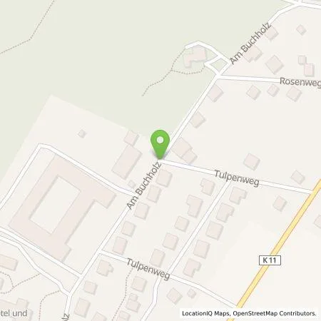 Standortübersicht der Tankstelle Westenergie Metering GmbH in 56729 Baar