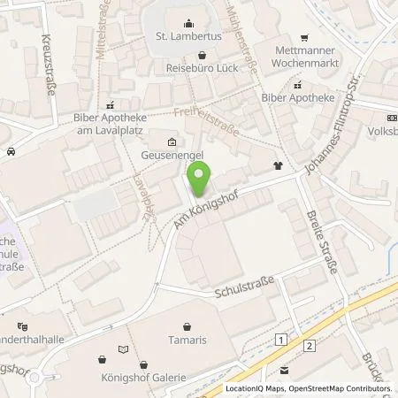 Standortübersicht der Tankstelle Westenergie Metering GmbH in 40822 Mettmann