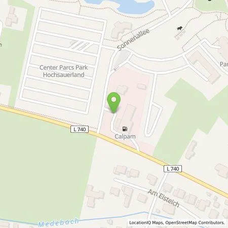 Standortübersicht der Tankstelle Westenergie Metering GmbH in 59964 Medebach