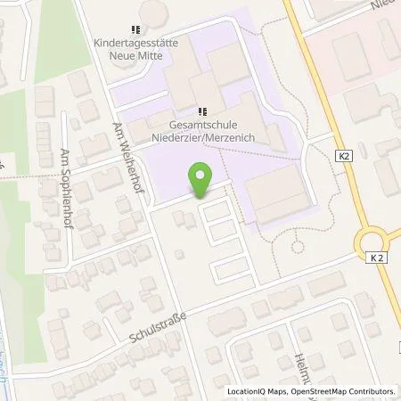 Standortübersicht der Tankstelle Westenergie Metering GmbH in 52382 Niederzier