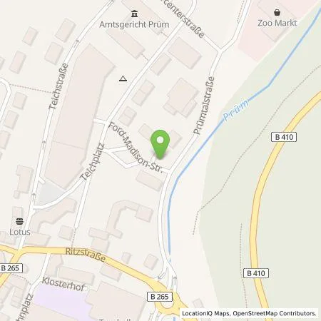 Standortübersicht der Tankstelle Westenergie Metering GmbH in 54595 Prüm