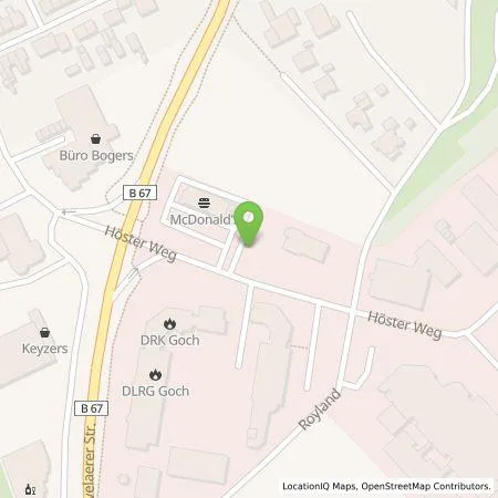 Standortübersicht der Tankstelle Westenergie Metering GmbH in 47574 Goch