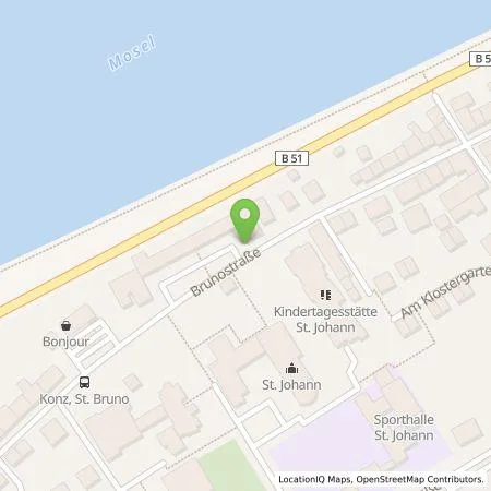 Standortübersicht der Tankstelle Westenergie Metering GmbH in 54329 Konz