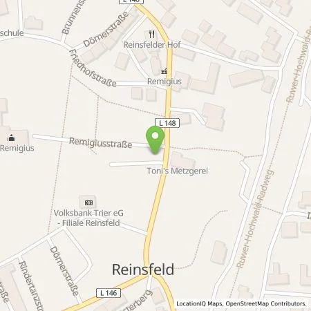 Standortübersicht der Tankstelle Westenergie Metering GmbH in 54421 Reinsfeld