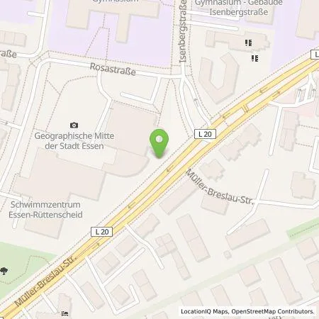 Standortübersicht der Tankstelle Westenergie Metering GmbH in 45130 Essen