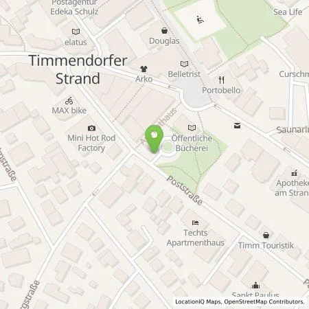 Standortübersicht der Tankstelle Westenergie Metering GmbH in 23669 Timmendorfer Strand