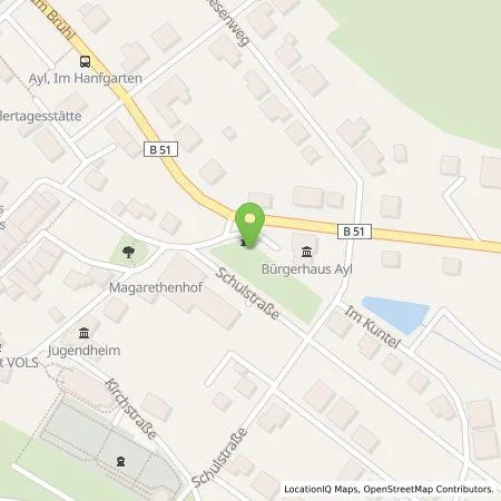 Standortübersicht der Tankstelle Westenergie Metering GmbH in 54441 Ayl