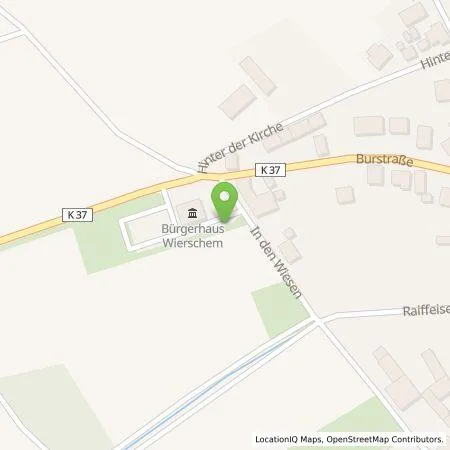 Standortübersicht der Tankstelle Westenergie Metering GmbH in 56294 Wierschem