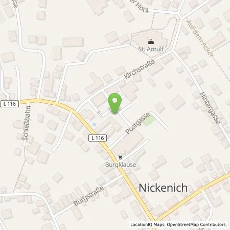 Standortübersicht der Tankstelle Westenergie Metering GmbH in 56645 Nickenich